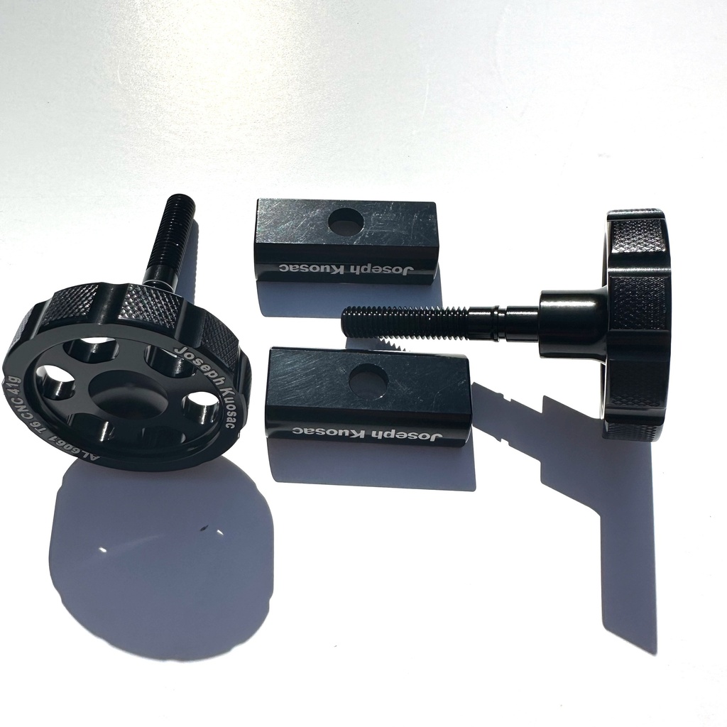[JK-KNOBBL] Joseph Kuosac Knob Type Hinge Clamp Set - Black Light Version