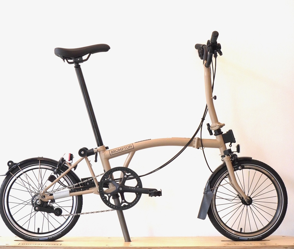 [B-M6L-mDS.rDS-BCL] Brompton C Line Explore Mid Bar - Dune Sand / Dune Sand