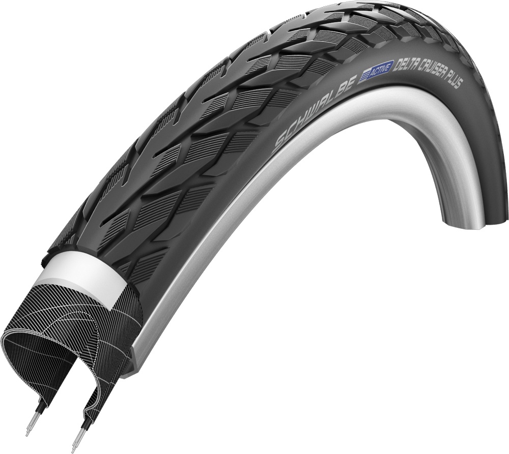 [11101078.01V] Schwalbe Delta Cruiser Plus - Black - 700x38