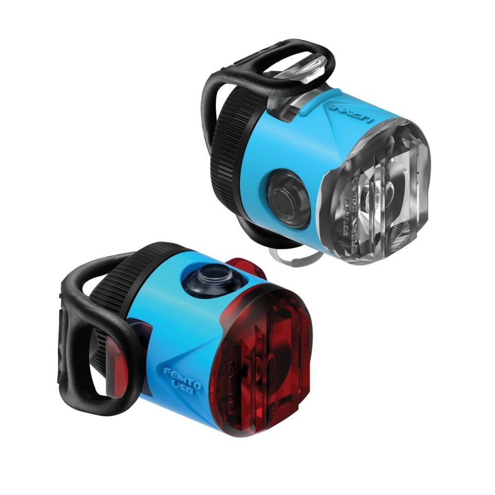 [L-1-LED-31P-V110] Lezyne Femto Light set - USB Drive Pair - Blue