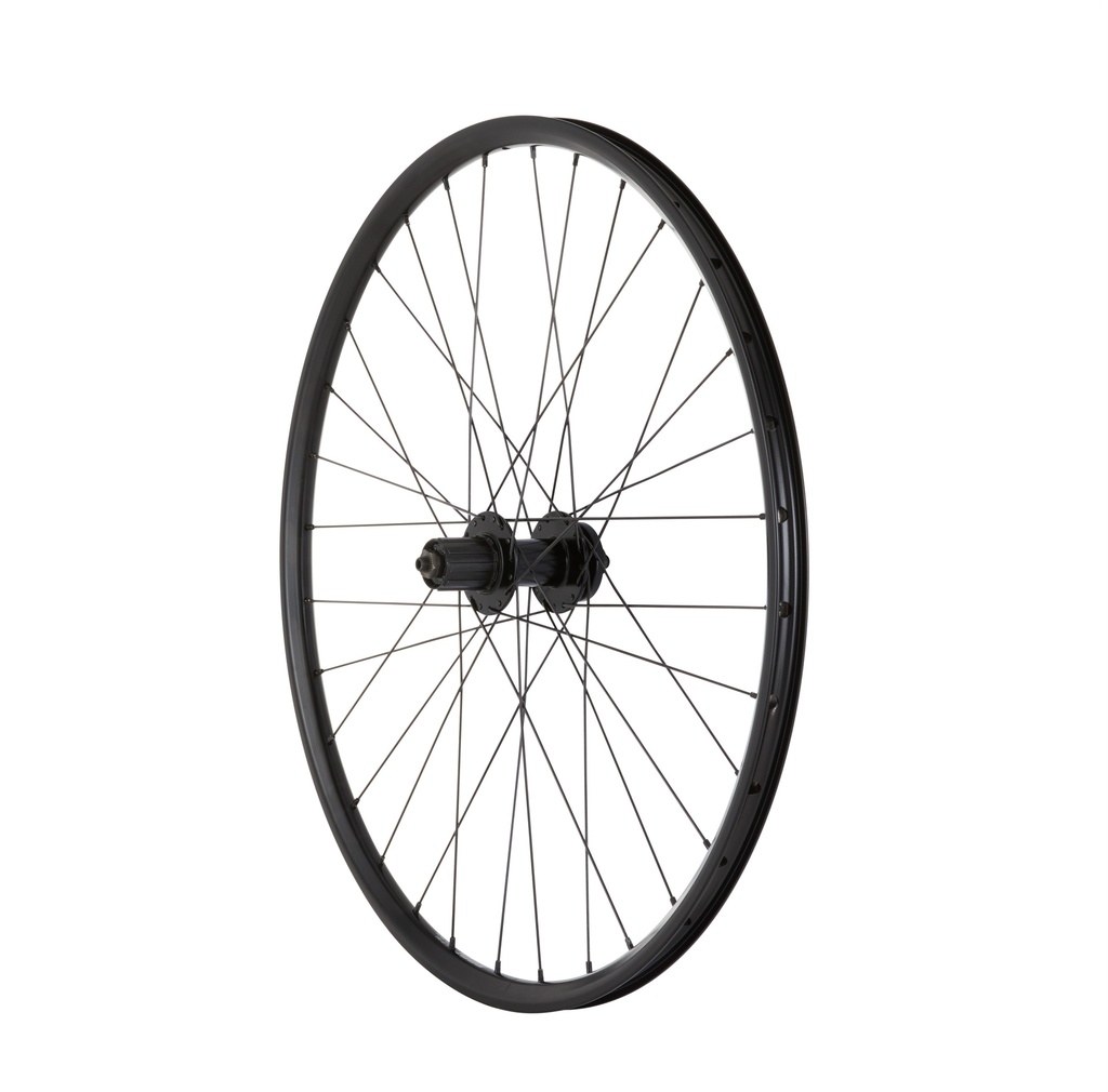 M: Part MTB Rear Disc Quick Release Cassette Wheel black 26 inch