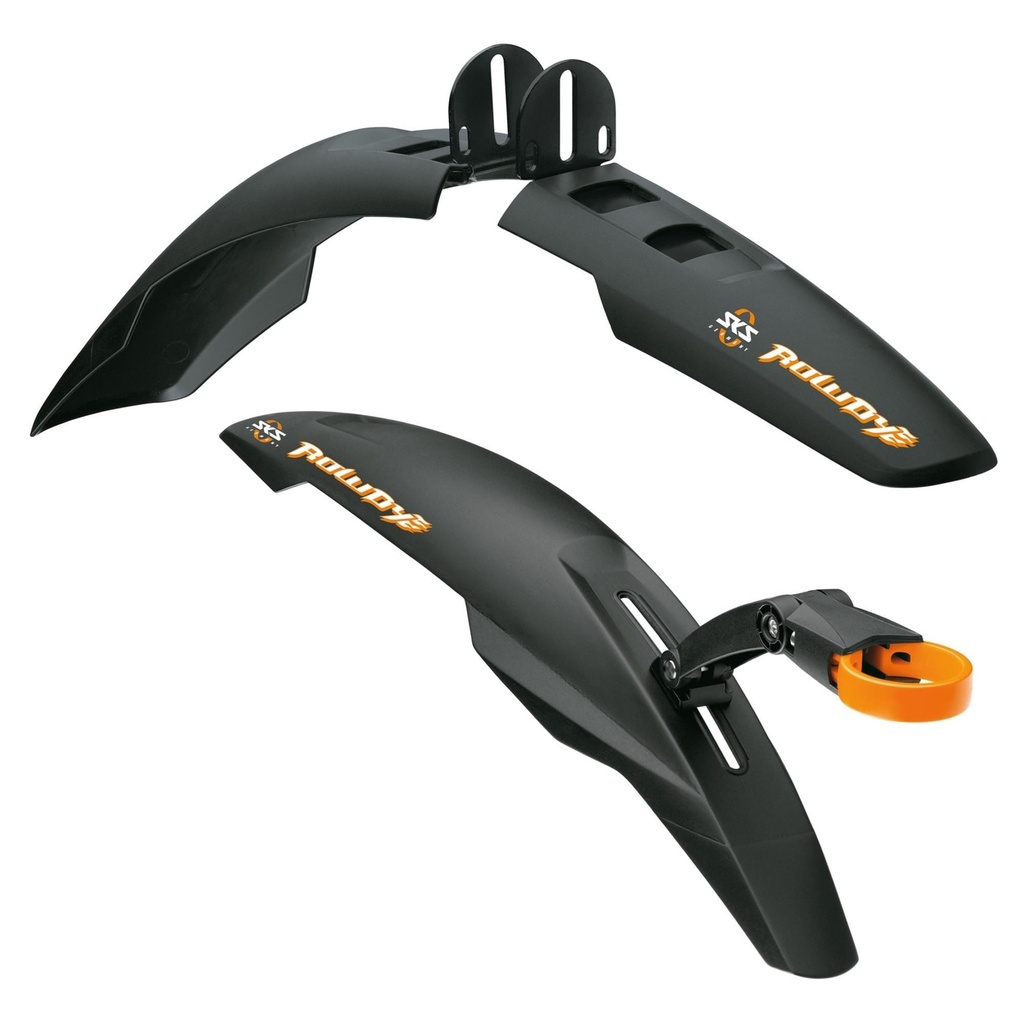 [10078] SKS Rowdy Mudguard Set - Black