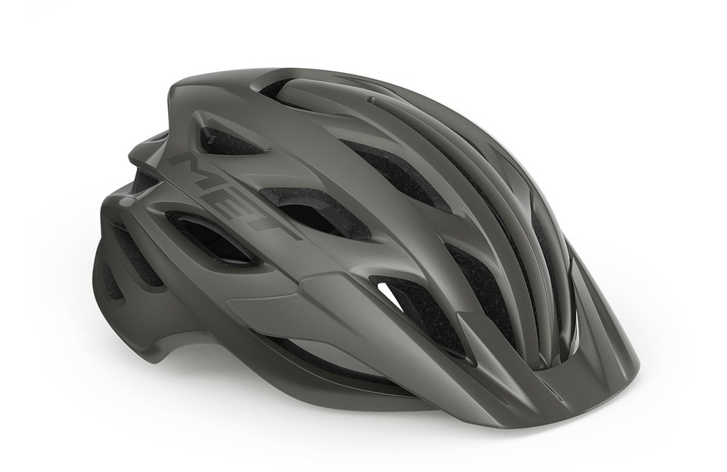 [3HM138CE00LGR1] MET Veleno Helmet - Titanium Metallic / Matt  in Large