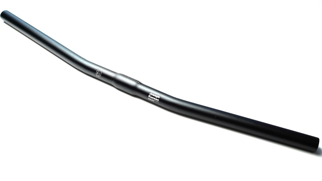 Joseph Kuosac Flat Aluminium Handlebar for Bromptons - 25.4mm Clamp - 600 mm - Black