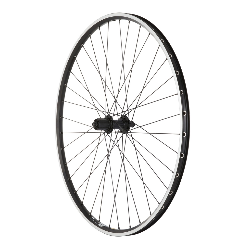 [WLC505] Hybrid Rear Wheel Shimano Deore Hub Mavic A319 Rim black 700c