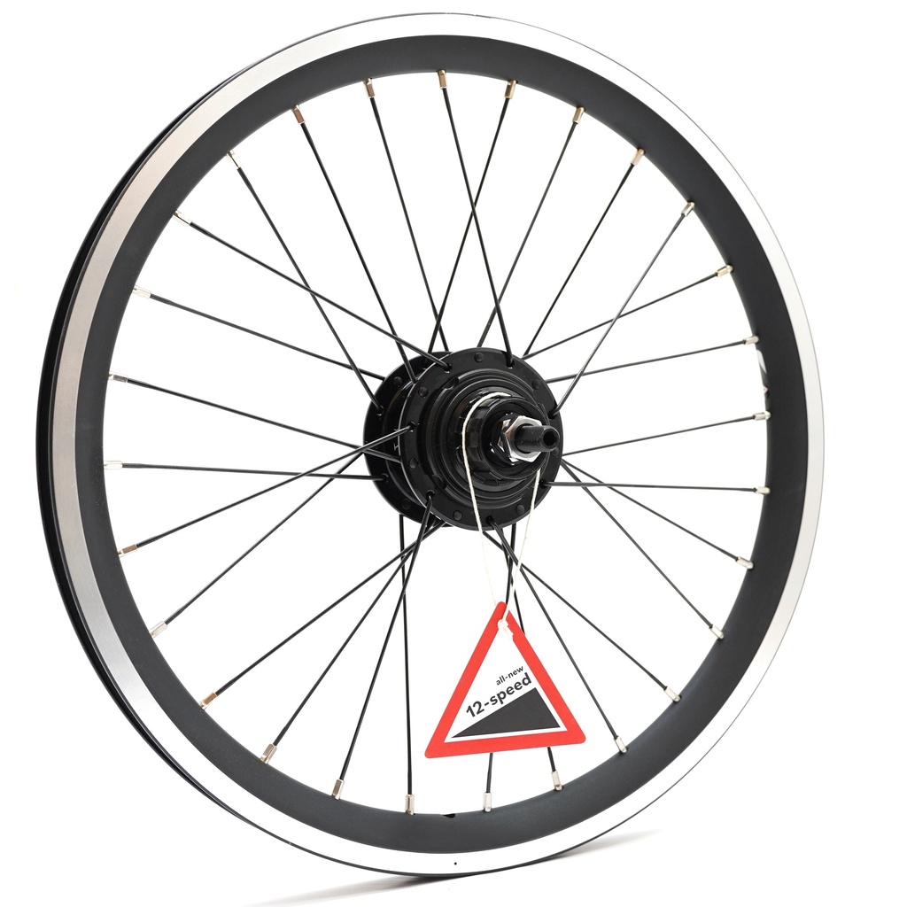 [QRW3SS-UL] Brompton 12-speed rear wheel for the P and T line