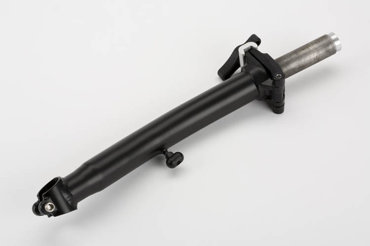 [QHBSA-H-BK-MATT[2]] HB Stem -H[2] - Matt Black H type handlebar stem assembly for Brompton folding bicycle