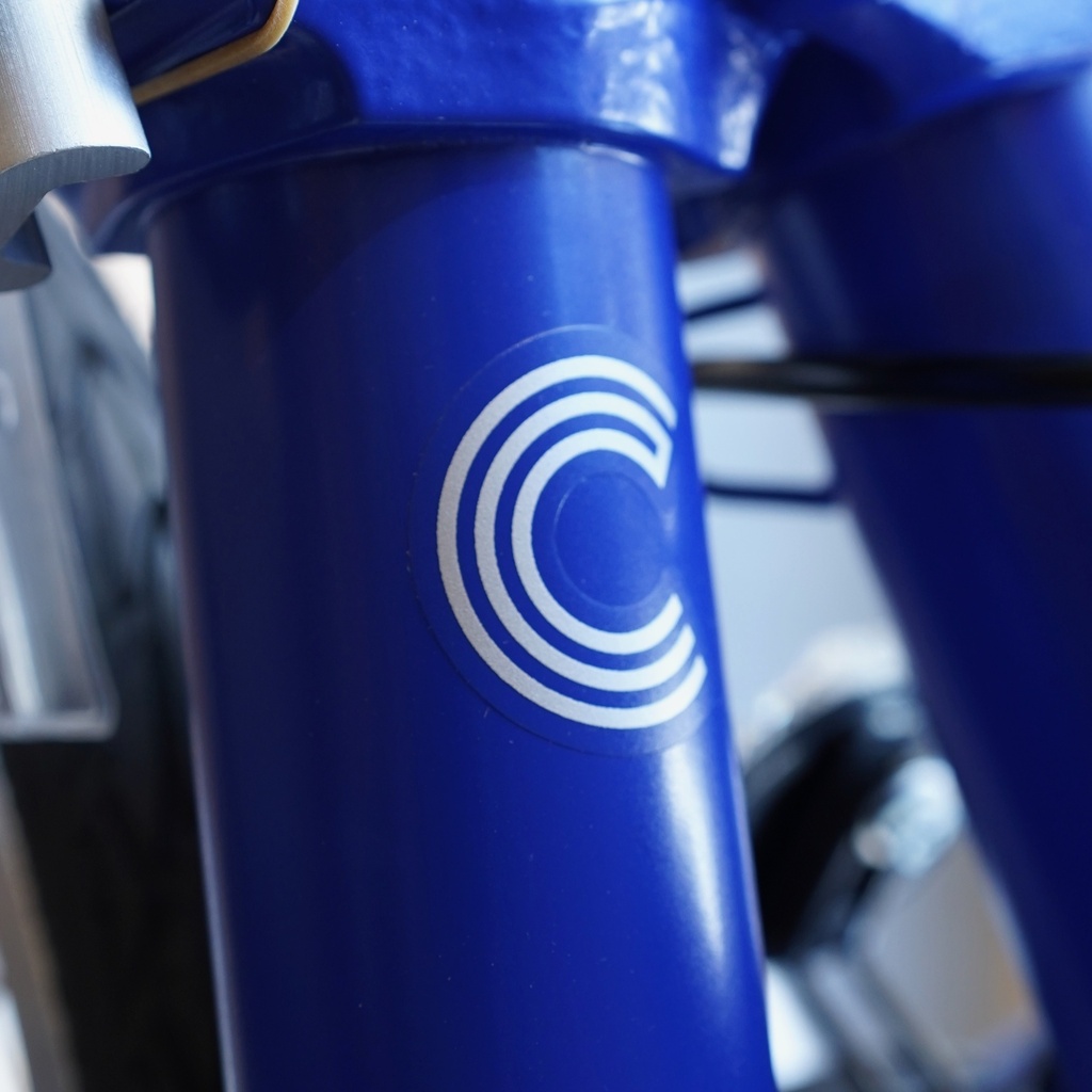 [Q102913] Brompton decal Matt SILVER C for C Line