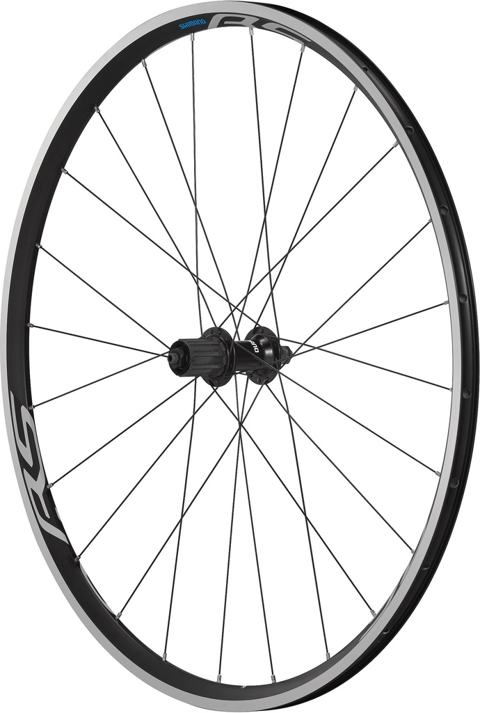 [WHRS100R] Shimano WH-RS100 clincher wheel, 9/10/11-speed, 130 mm Q/R axle, rear, black