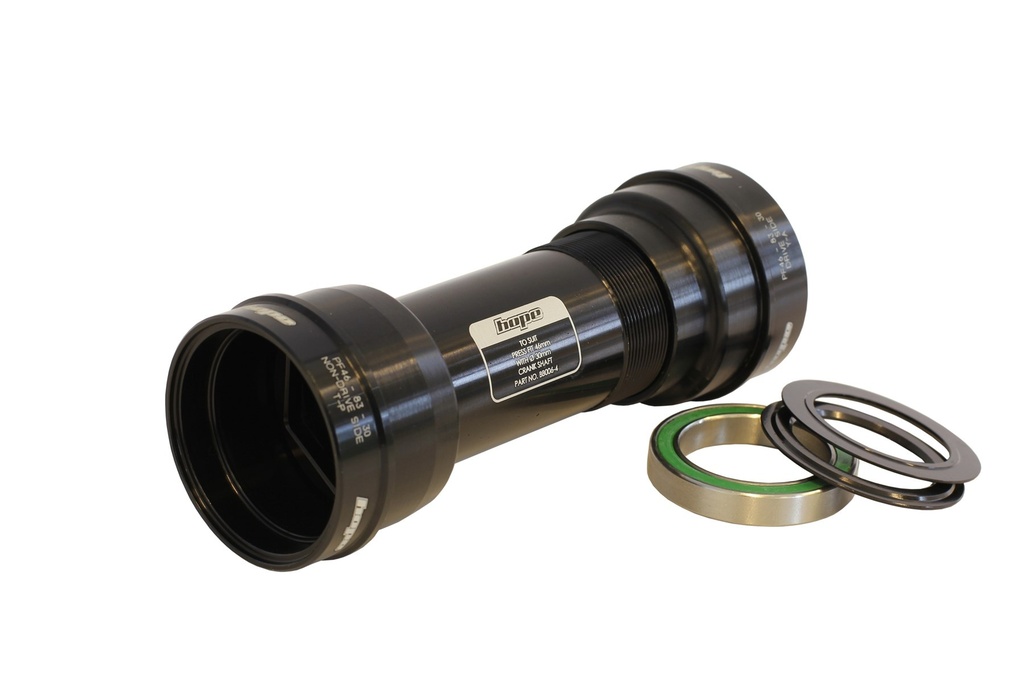 [BBPF467330SSN] Hope PressFit  Bottom Bracket 46 - 30mm - Black - PF30, BBRight, 386EVO