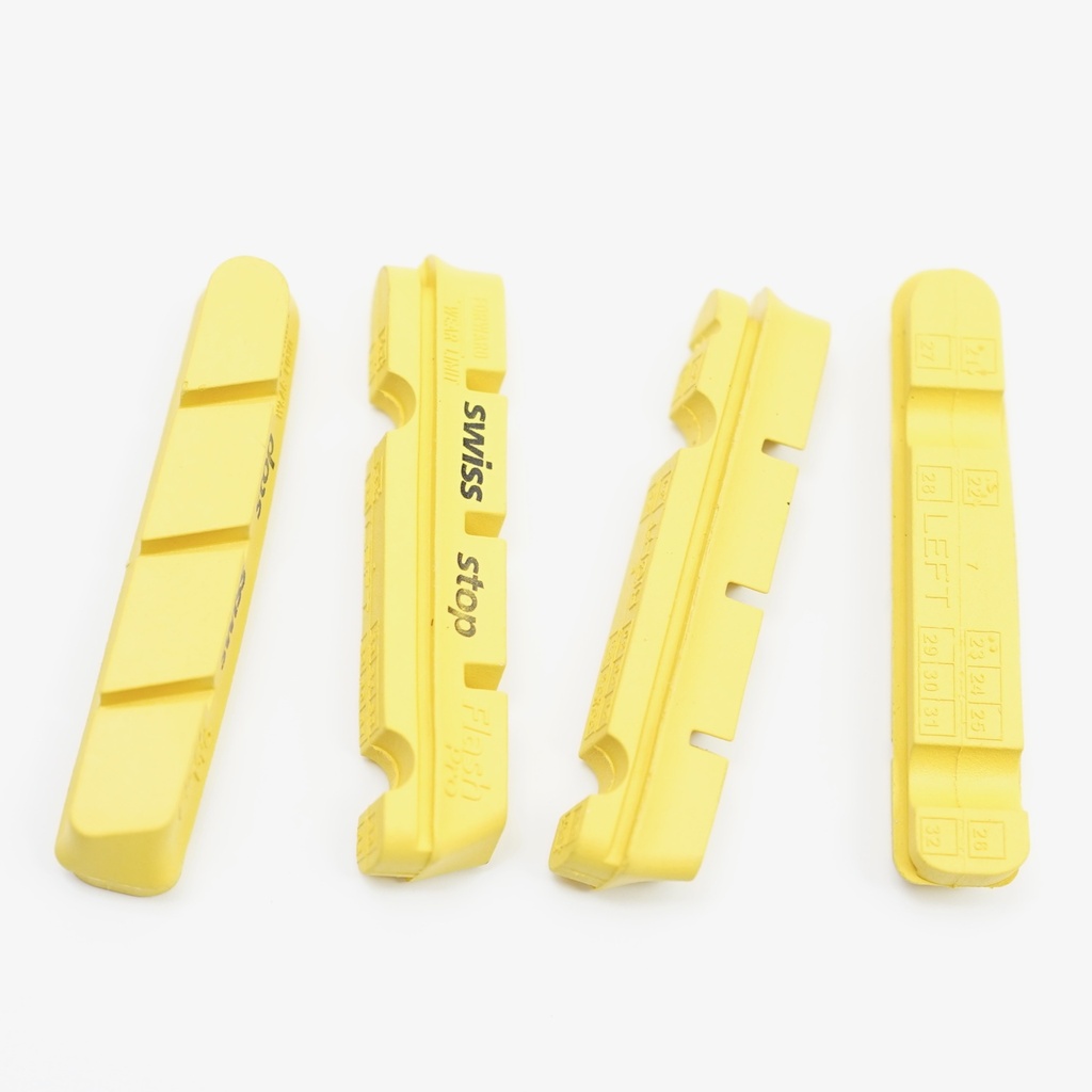 SwissStop Flash Pro Yellow King road brake pads 2 pairs (4 pads)