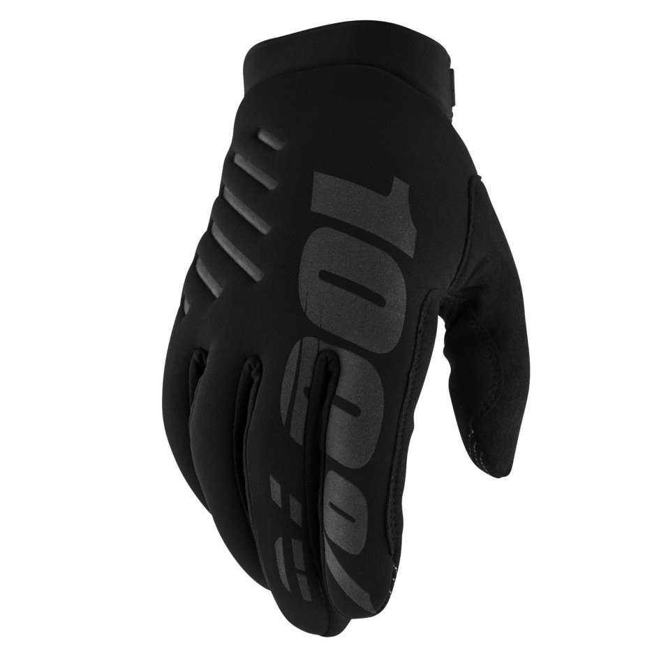 [HP-10003-00000] 100% Brisker Cold Weather Glove Black / Grey - Small