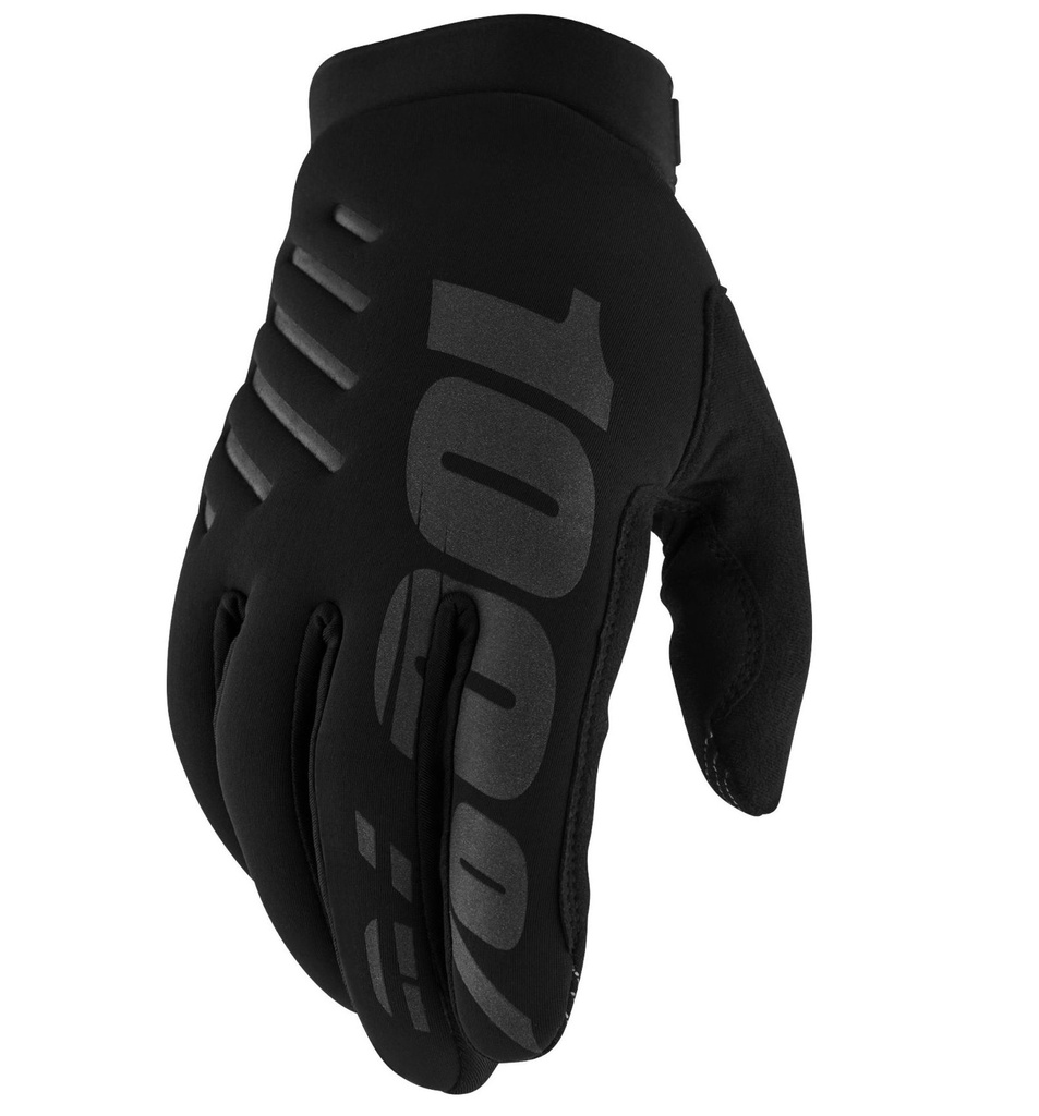 [HP-10003-00002] 100% Brisker Cold Weather Glove Black / Grey - Large