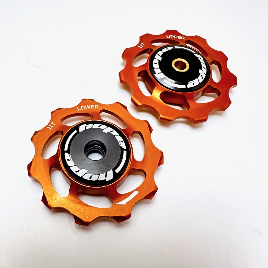 Hope 11 tooth Jockey Wheels (pair) - Bronze
