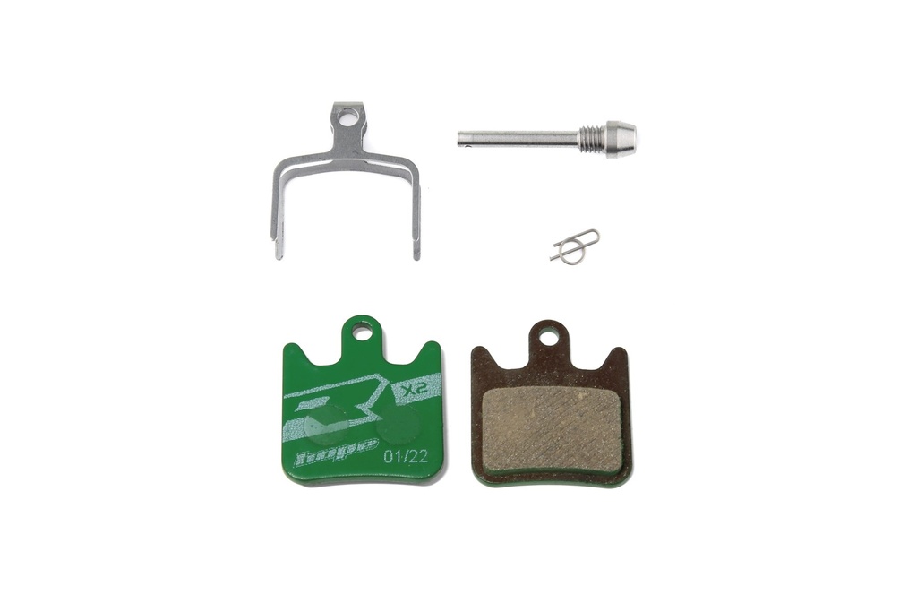 Hope X2 brake pads (pair) - race compound Green