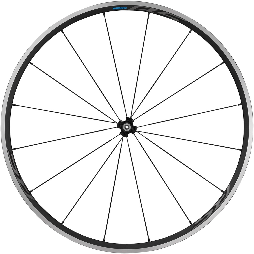 [WH-RS300F] Shimano WH-RS300 clincher wheel, 100 mm Q/R axle, front, black
