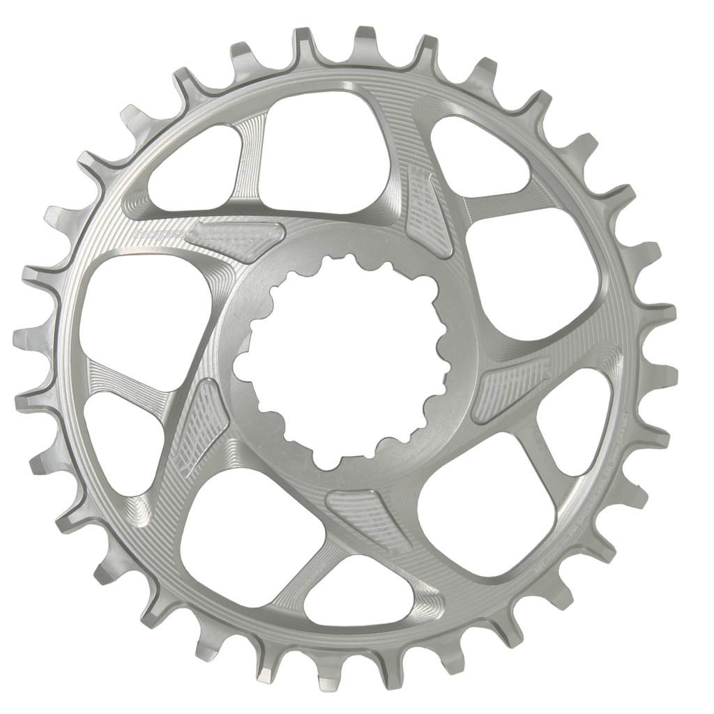 Hope 30T R22 Spiderless Chainring SR3 - Silver