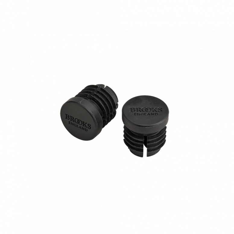 Brooks Natural Rubber Bar End Plugs - Black