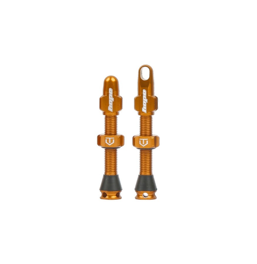 [WHSP304-40PA] Hope Tubeless Valve Pair - 40mm - Bronze