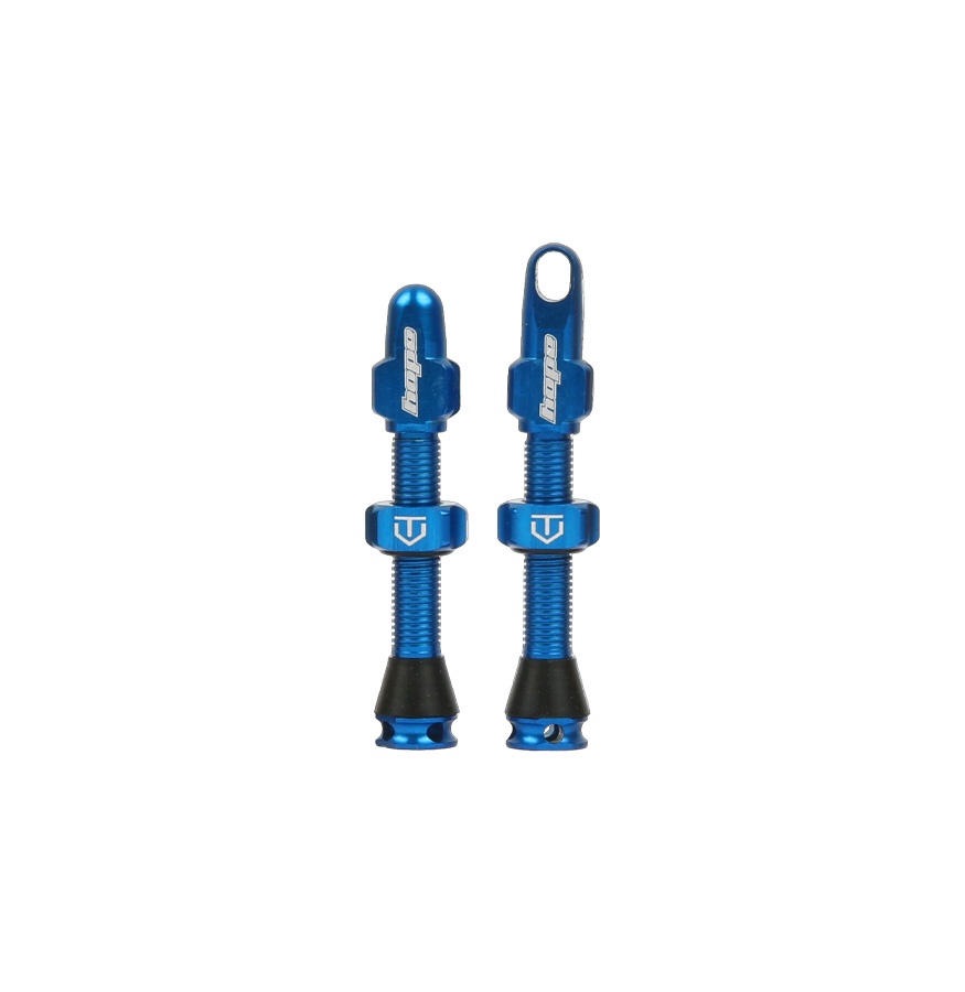 [WHSP304-40PB] Hope Tubeless Valve Pair - 40mm - Blue