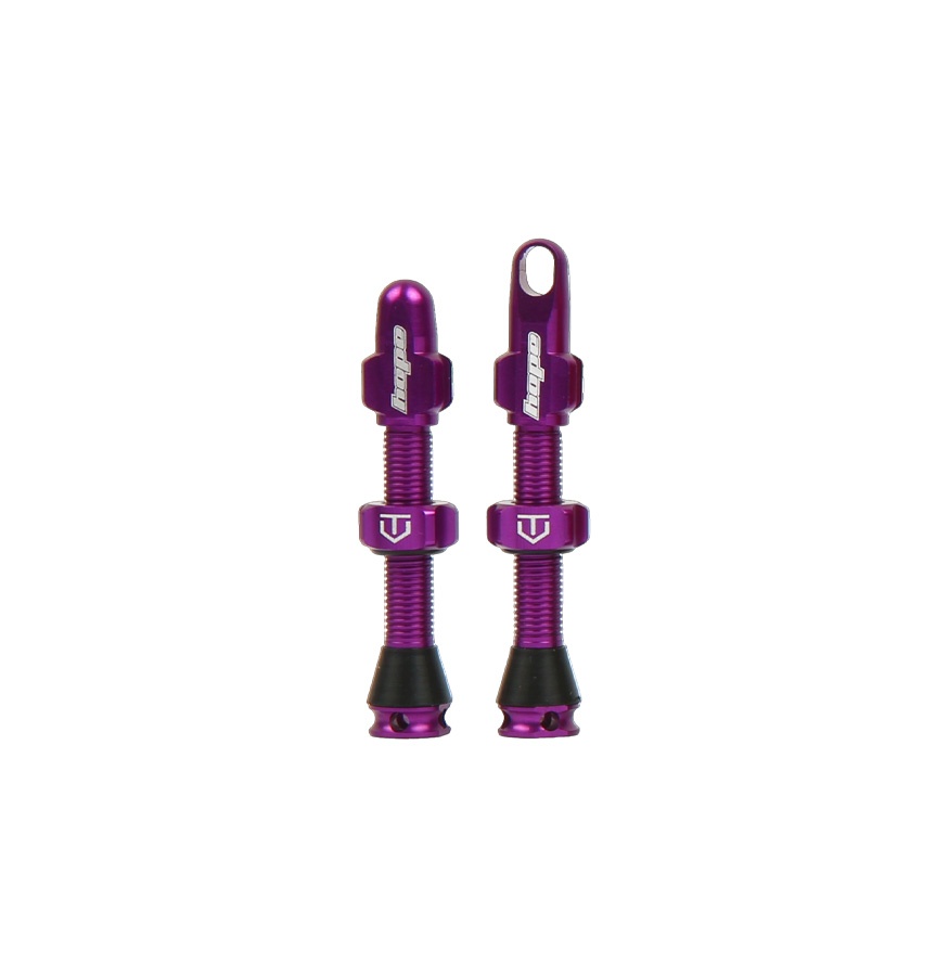 [WHSP304-40PPU] Hope Tubeless Valve Pair - 40mm - Purple