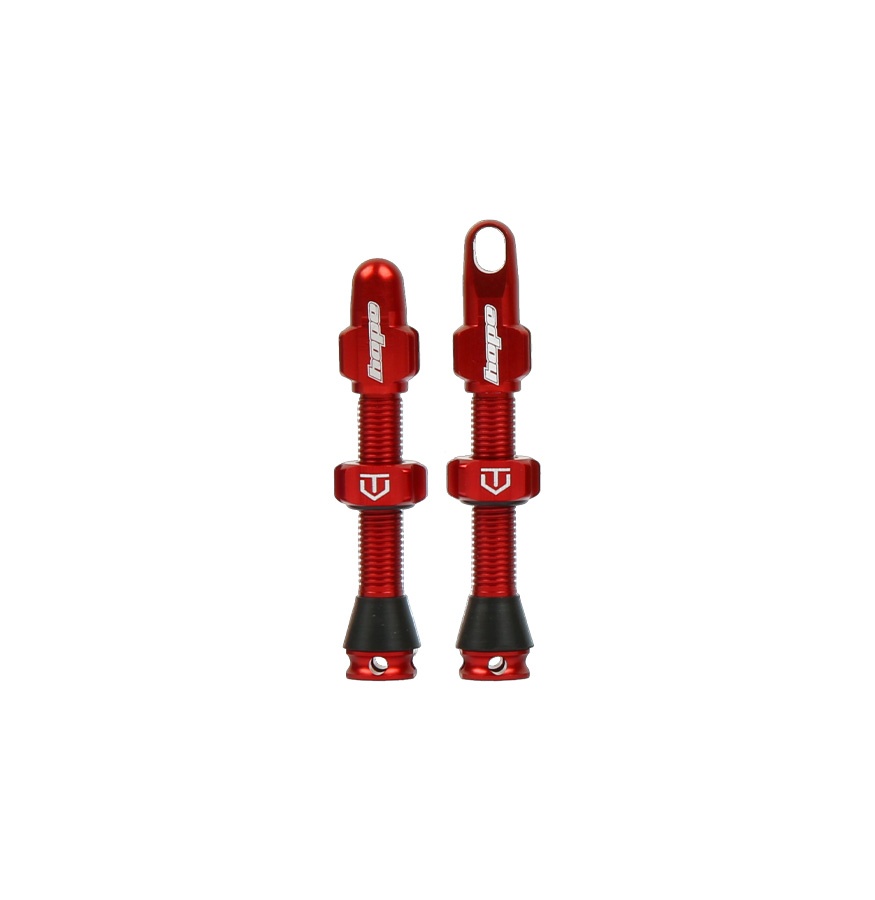 [WHSP304-40PR] Hope Tubeless Valve Pair - 40mm - Red