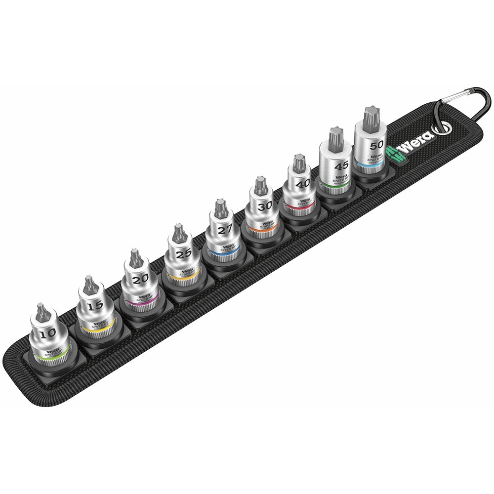 Wera Belt B 3 Torx Zyclop Bit Socket Set HF 3/8" Drive