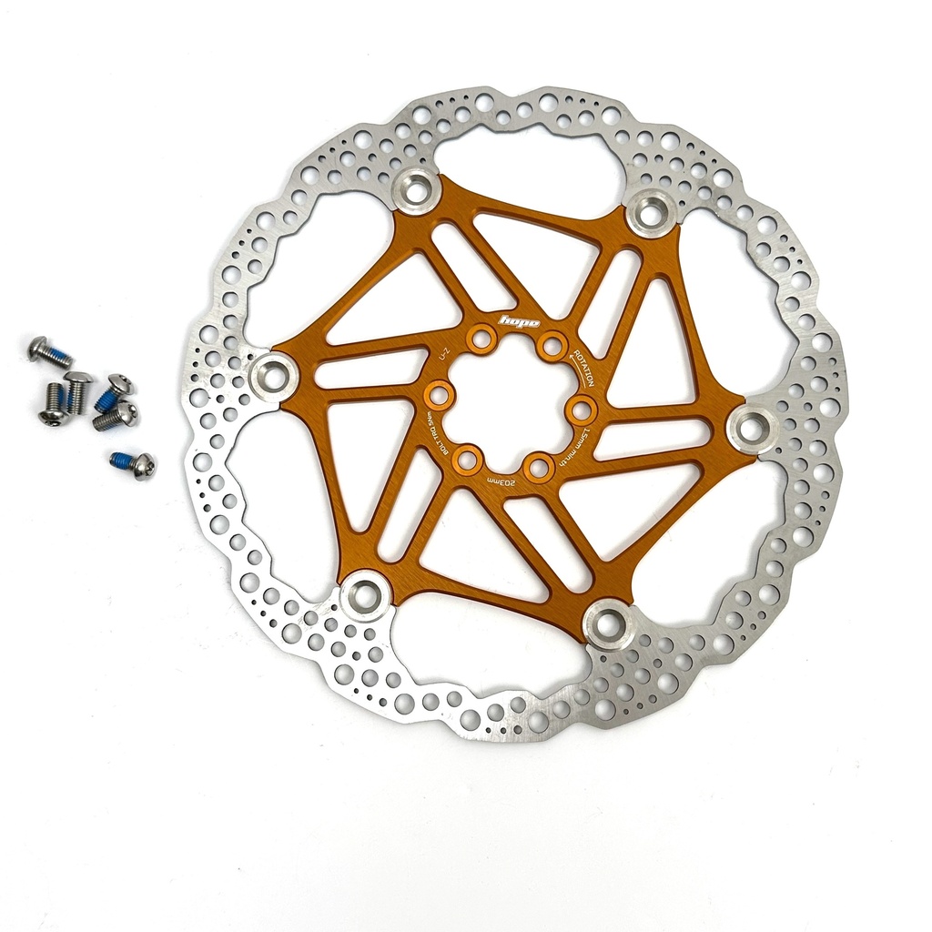 [HBSP3302036FA] Hope Floating Rotor- 6 bolt - 203mm - Bronze