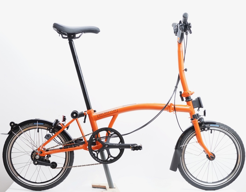 Brompton C Line Explore Mid Bar - Sunset Orange