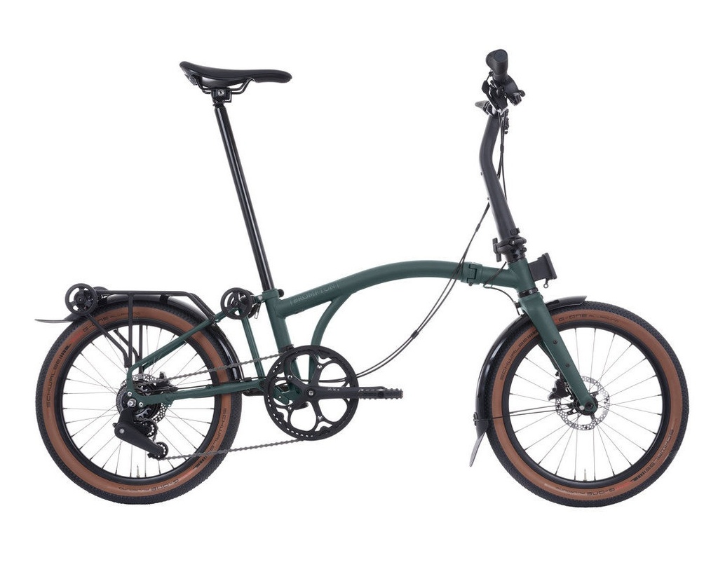 [B-G-M8R-mFG-TYGO-x] Brompton G Line - Medium - Forest Green
