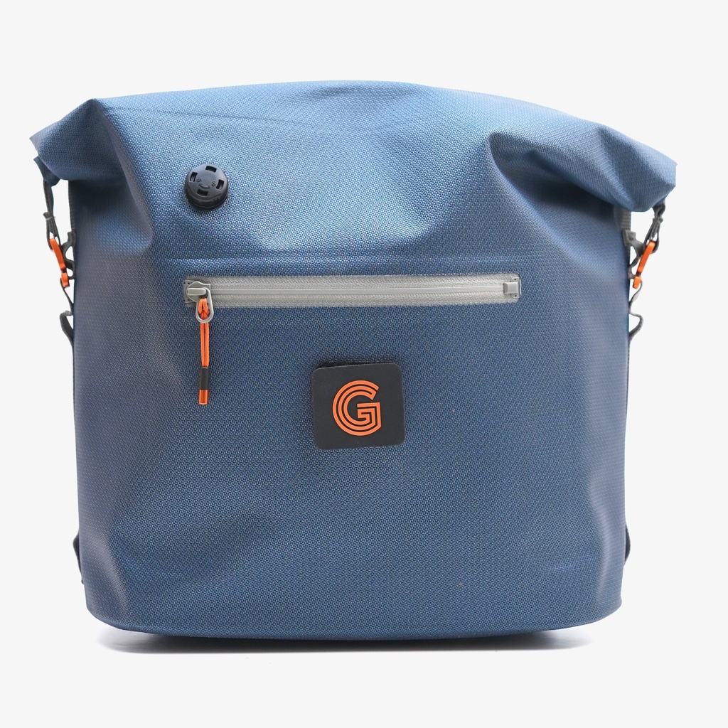 [GBORBWP-S-NV-GY] Brompton Borough Waterproof bag - small - Navy / Grey