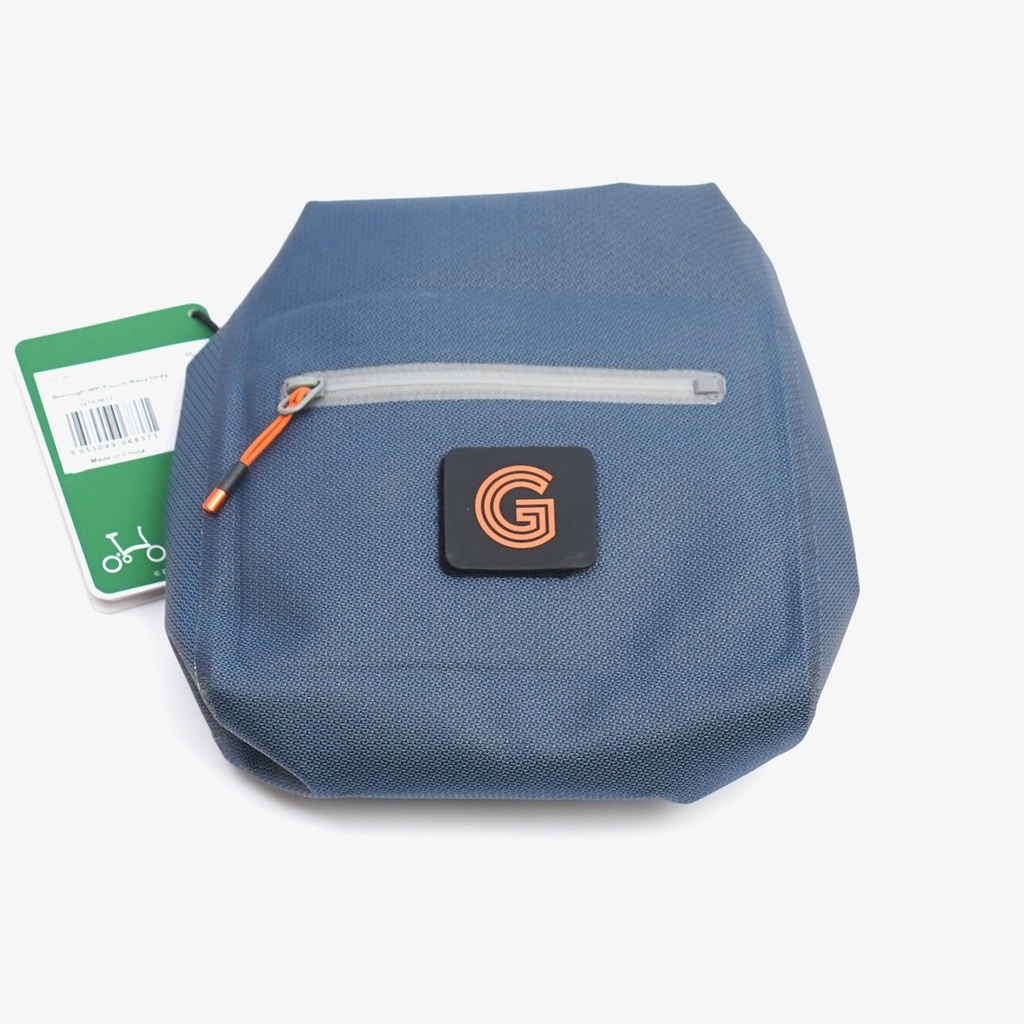 [GBORWPPOUCH-NV-GY] Brompton Borough Waterproof Pouch - Navy / Grey