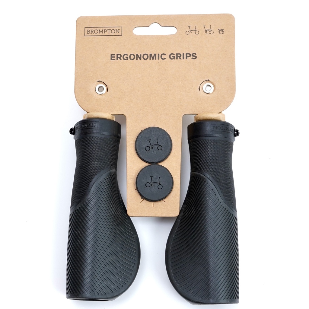 [QHBGRIP-E] Brompton Ergonomic Grips - Black