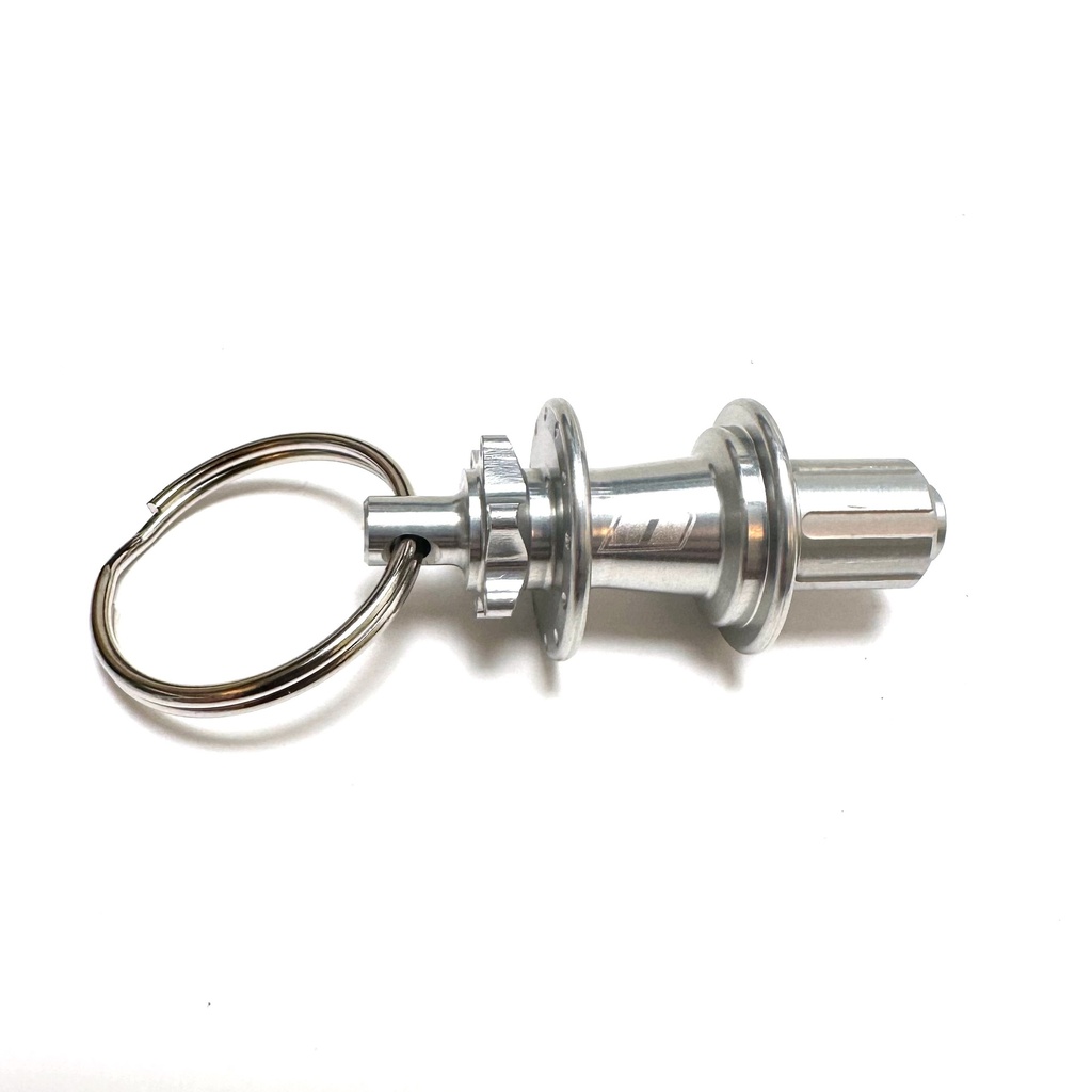 Hope Pro 5 Hub Keyring - Silver
