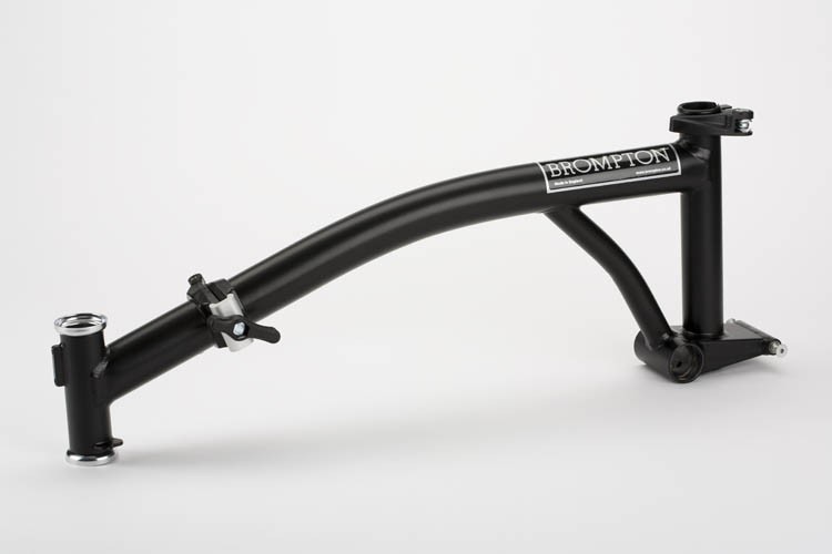 Main frame assembly - Matt Black - for Brompton folding bicycle