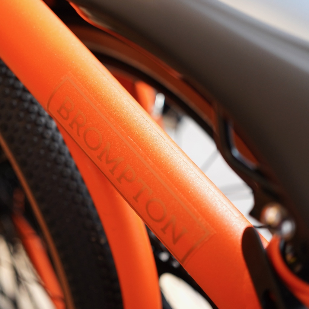 Brompton G line Decal Adventure Orange