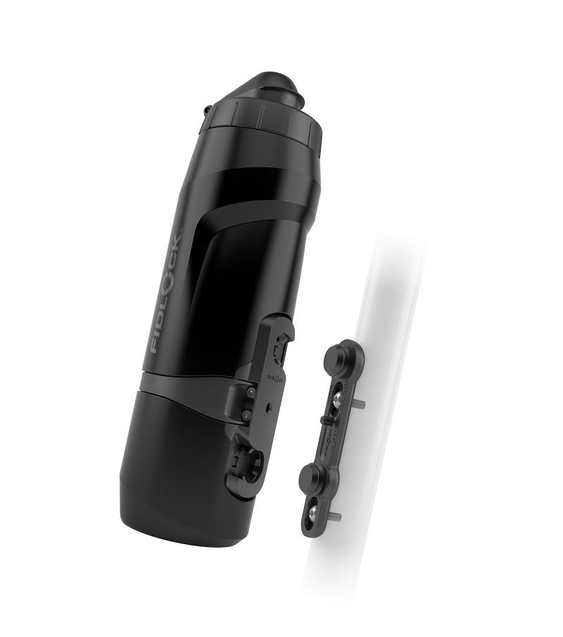 [09653-P01032] Fidlock TWIST bottle 800ml - solid black - including bike base