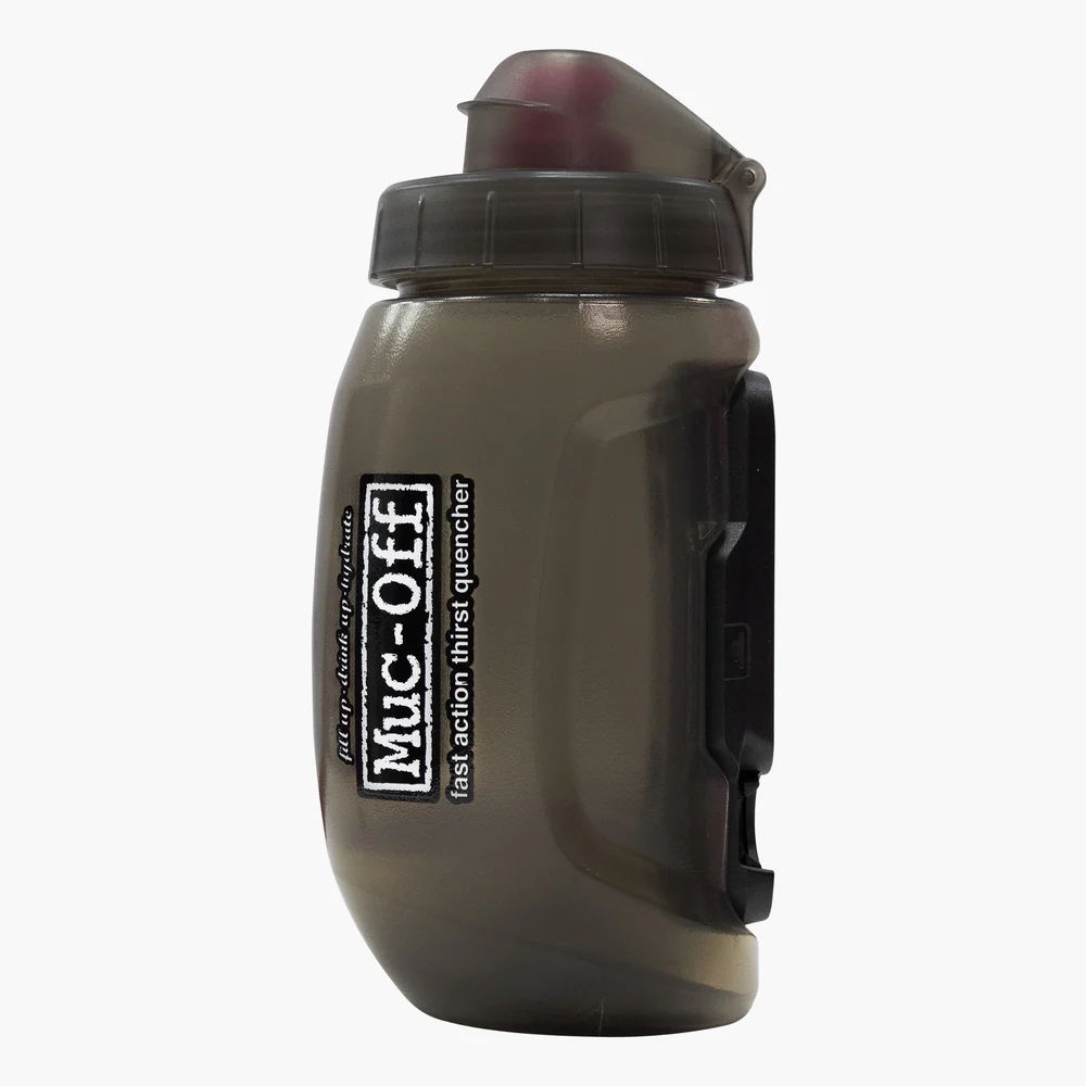 [21130] MUC-OFF x Fidlock twist bottle 450ml plus bike base - smoked