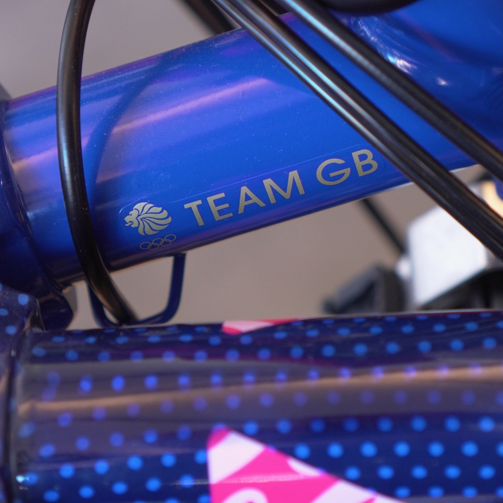 [QDECAL-TEAM-GB] Brompton Team GB 2024 decal - Gold