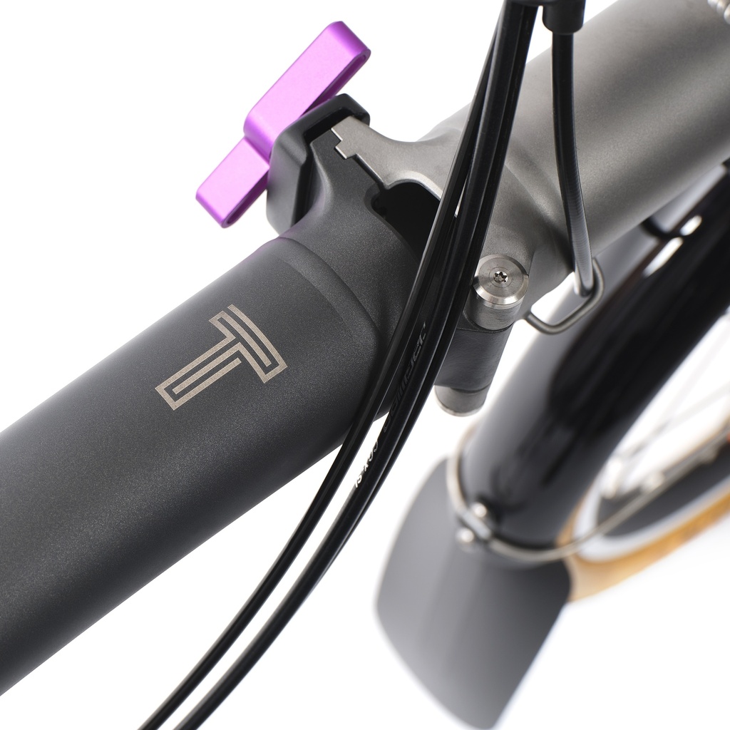 Brompton T Line Ceratech black 4-Speed  - Mid
