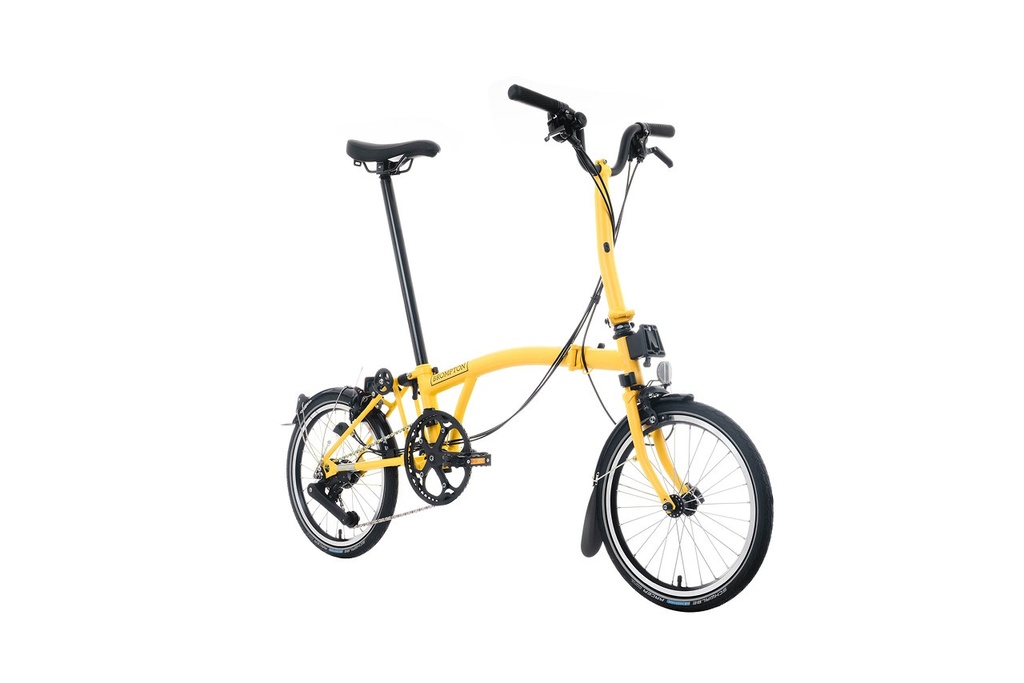 [B-C-M12L-mYE-rYE] Brompton C Line 12-speed Mid - Bumblebee Yellow