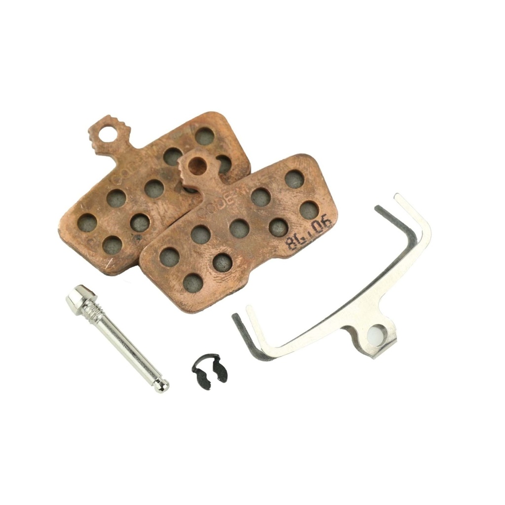 SRAM disc brake pads - Sintered with steel backing plate - CODE 2011+ / Guide RE / G2 RE