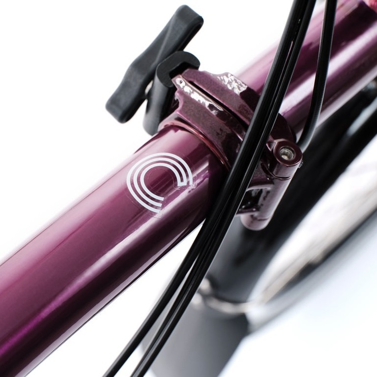 Brompton C Line 12-speed Low - Amethyst Lacquer