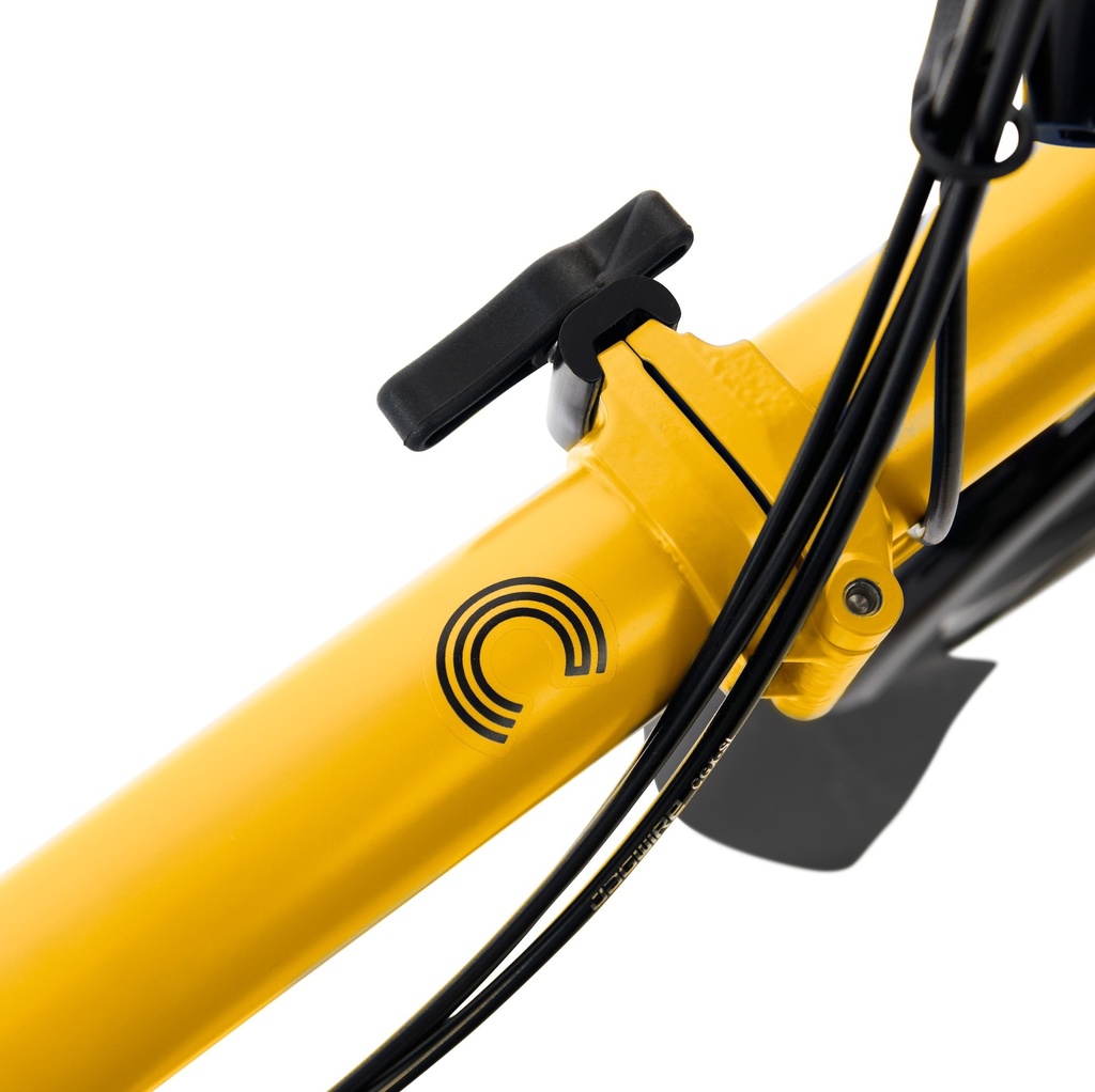 [B-C-M12L-mYE-rBK] Brompton C Line 12-speed Mid - Bumblebee Yellow / Black