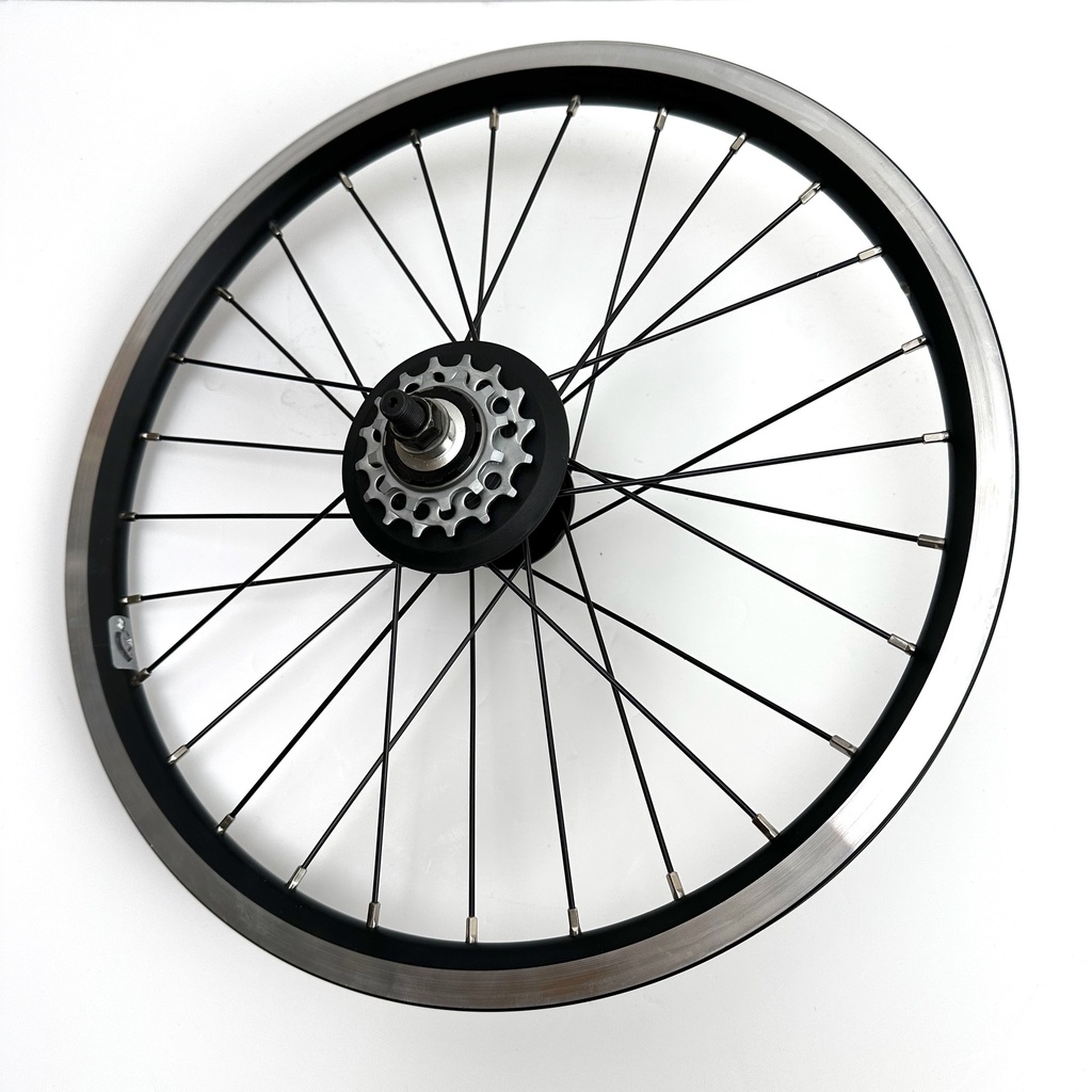 [QRW2SS-BK-EXNB] Brompton BLACK two speed rear wheel - ex new bike