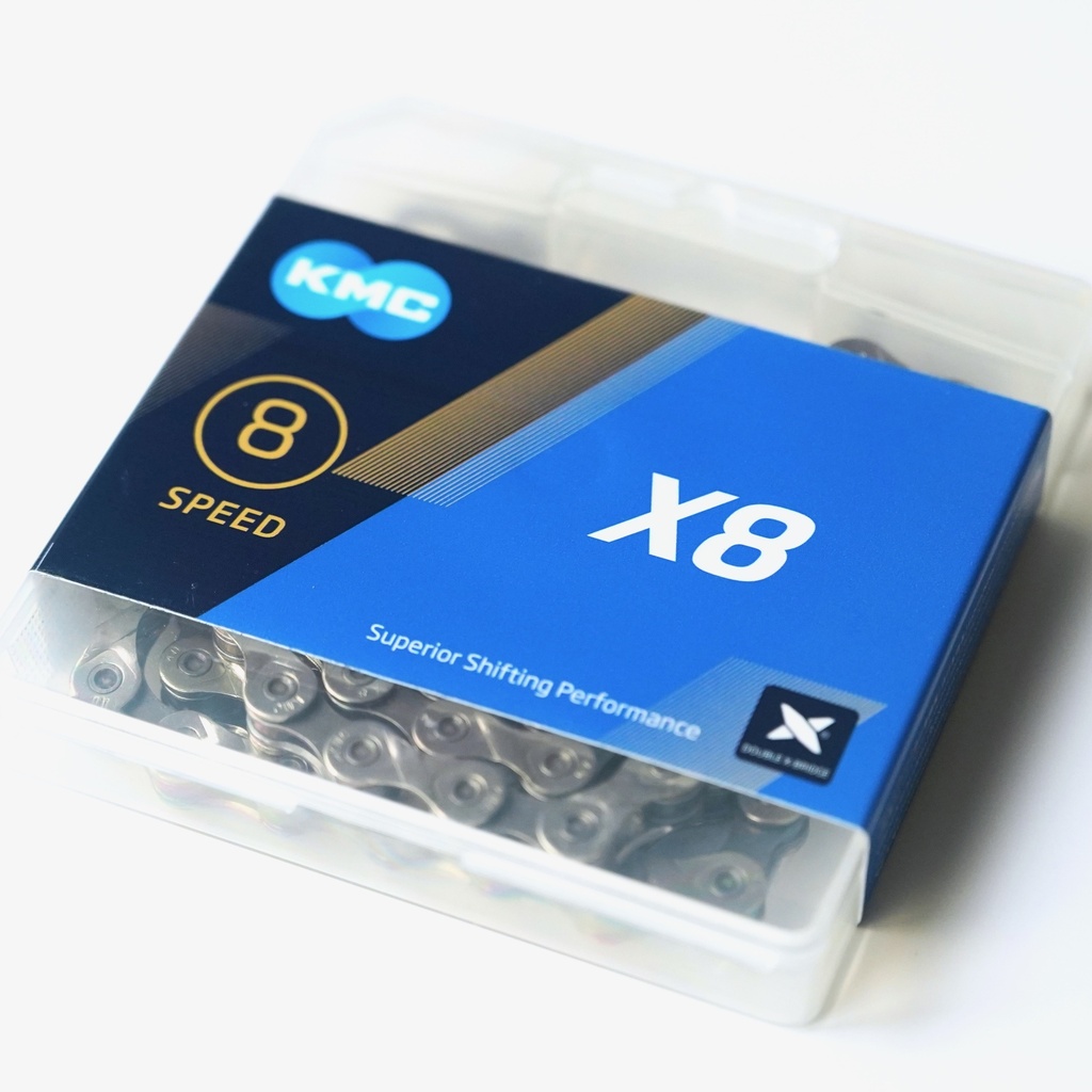 KMC X8 8-speed Chain - 114 links - Brompton compatible