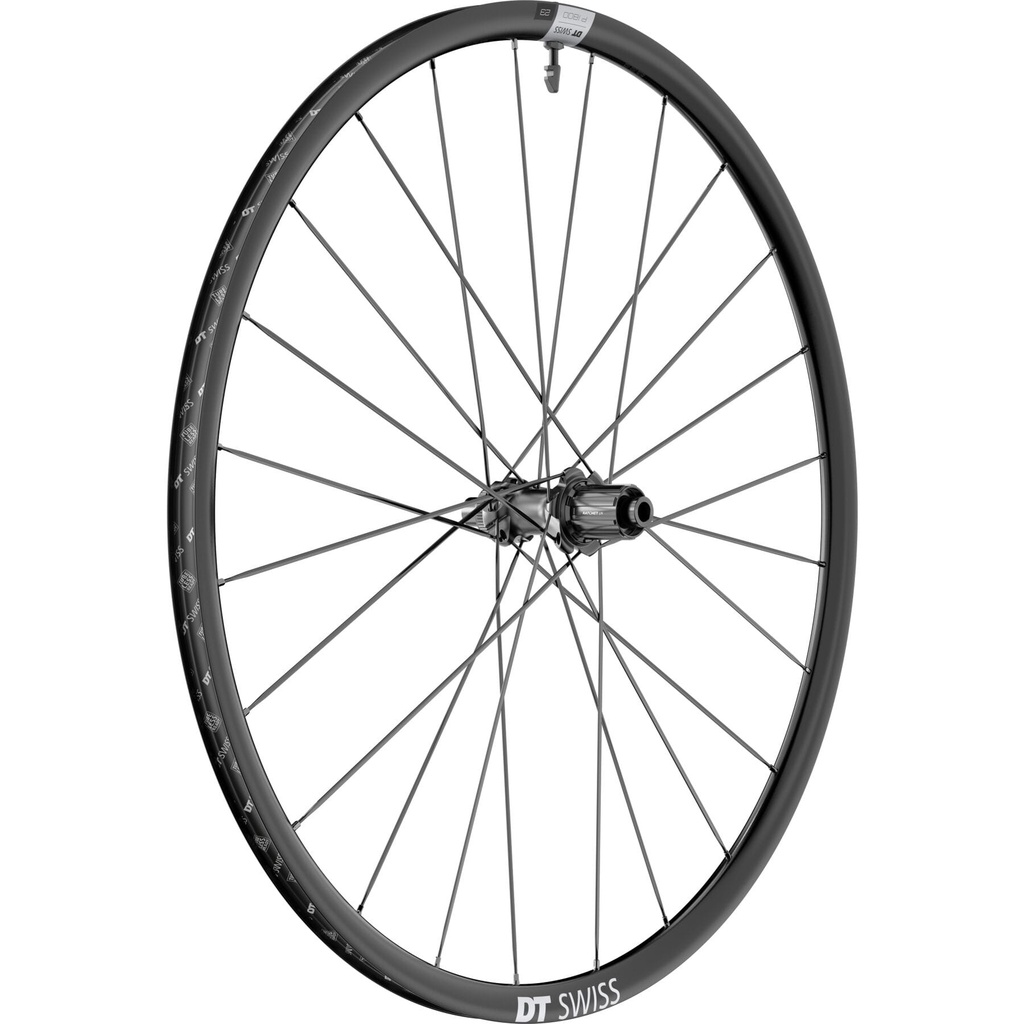 [W0P1800NIDMSA21345] DT Swiss P 1800 SPLINE disc brake wheel, clincher 23 x 20 mm, Shimano rear