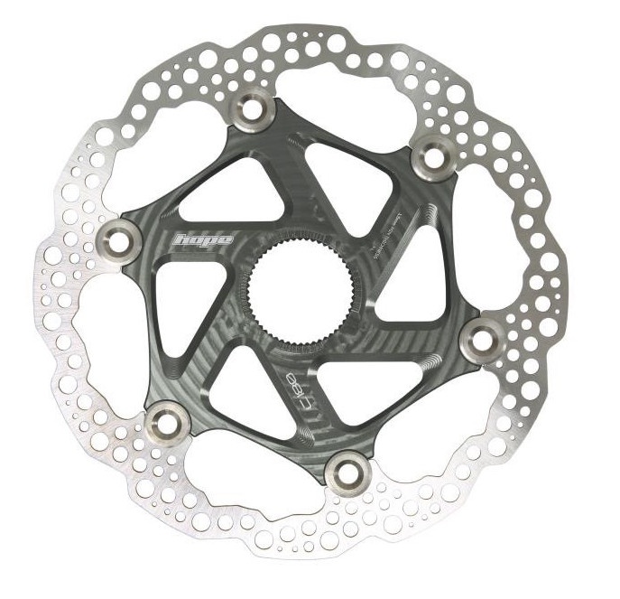 [HBSP3301806FK] Hope Floating Rotor- 6 bolt - 180mm - Smoke
