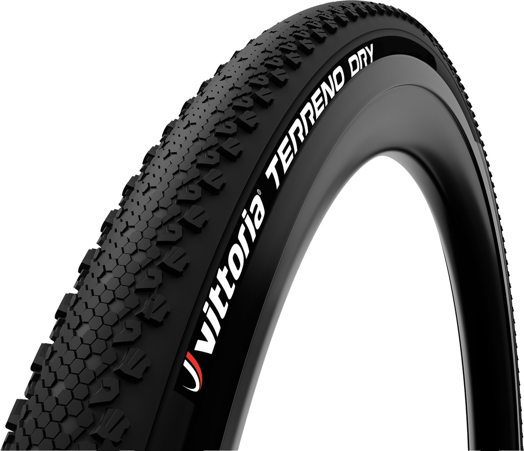 [11A00287] Vittoria Terreno Dry 700x38c Folding Full Black Clincher Tyre