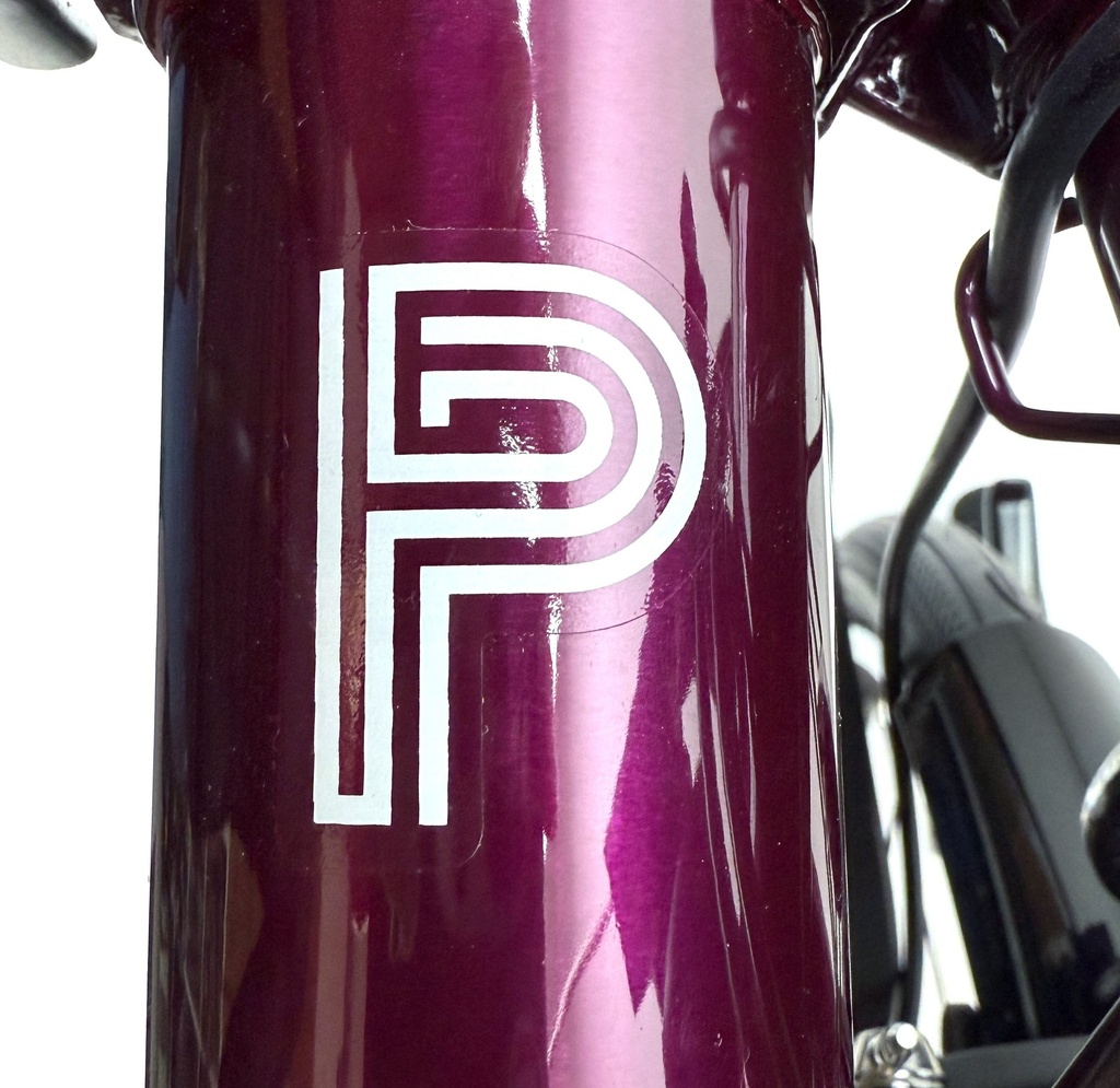 [QDECAL-PW] Brompton replacement decal set - P Line Gloss White
